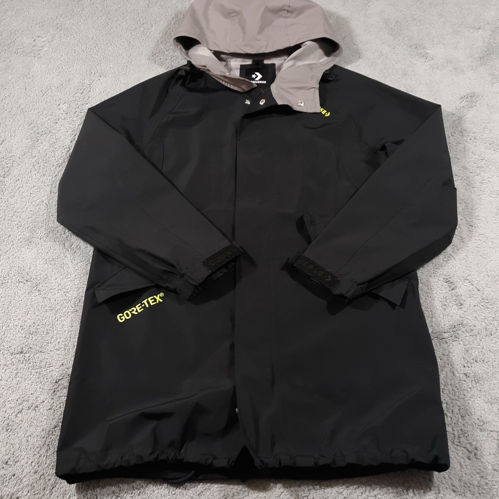 Converse Gore-Tex Jacket Full Zip Outdoor Mens S‎ Windbreaker Rain Coat Hooded